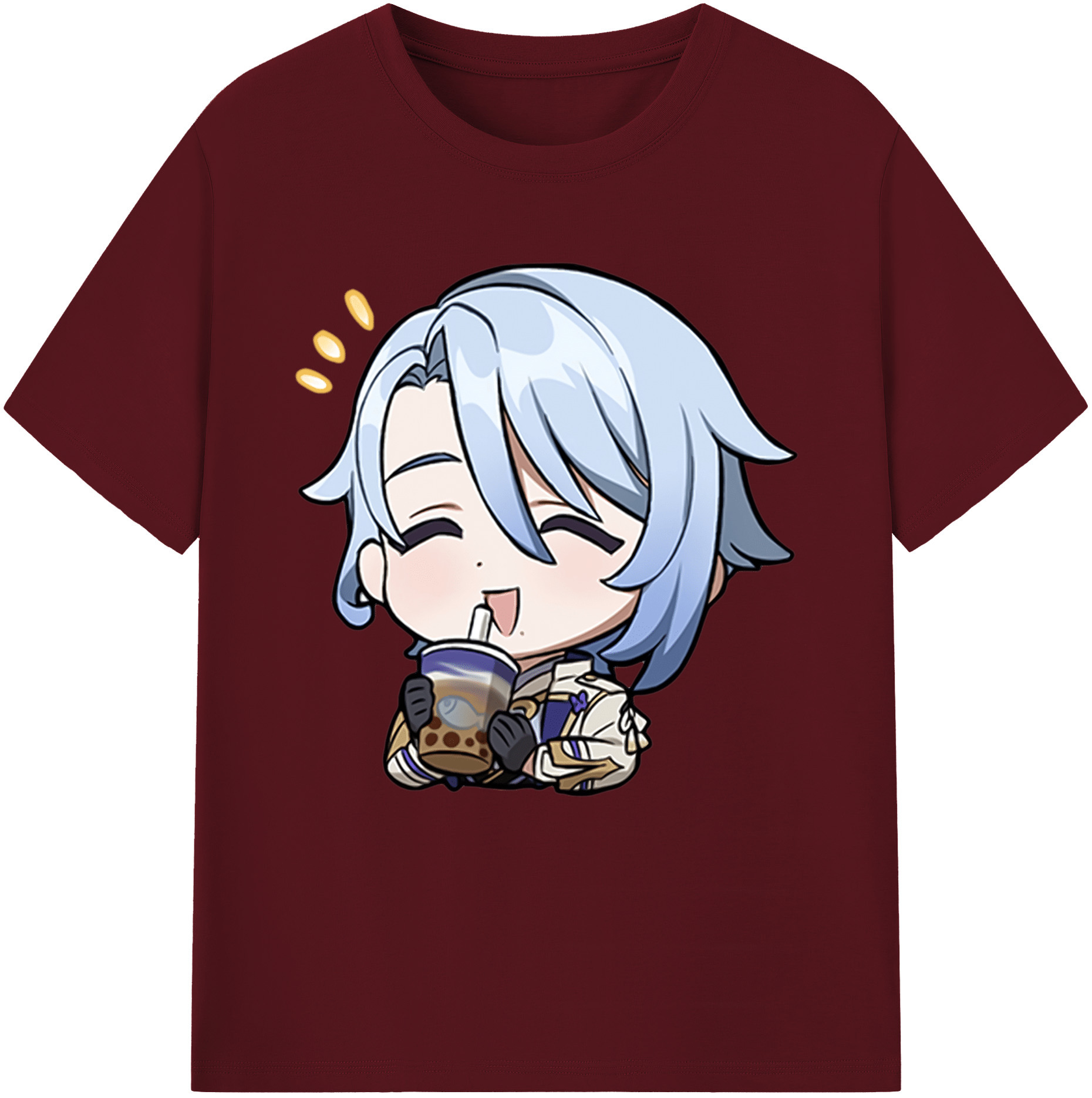 げんし神 神里綾人 かみさとあやと genshin Kamisato Ayato 綿100％半袖Tシャツ（フロントプリント）